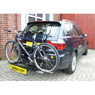 Fahrradtraeger BMX X3 F25 - Trgersystem Tieflader - max. 40Kg Zuladung max. 2 Rder - (Beispielfoto - Abbildung zeigt BMW X3 E83)
