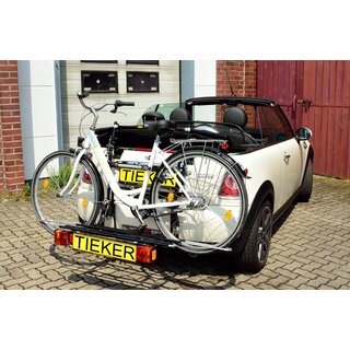 Fahrradträger Mini Cabrio JCW ohne AHK Heckträger Fahrradheckträgerr