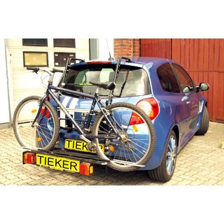 Fahrradtrger Paulchen Renault Clio 3 RS ab 09/2005 bis 10/2014 - Hecktrger Montagekit (Artikel-Nr.:822425) + Trgersystem + Schienensystem
