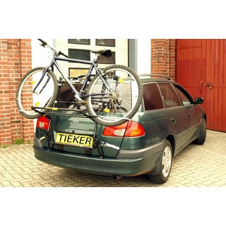 Paulchen Hecktrger - Toyota Avensis Combi ab 01/1998 bis 03/2003 - mit optionalen Trgersystem, Schienensystem und Zubehr