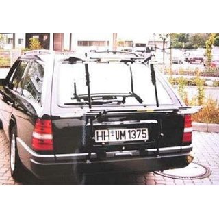 Paulchen Hecktrger - Mercedes E-Klasse ab 1/1986-03/1996 - mit optionalen Trgersystem, Schienensystem und Zubehr