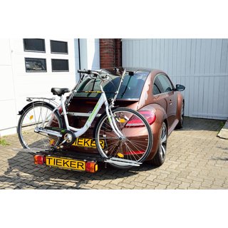 Fahrradtrger VW Beetle 21st Century - Tieflader inkl. Beleuchtung - FirstClass Schienen - geringe Beladehhe