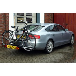 Fahrradtrger Paulchen Audi A5 Sportback (Typ 8TA) ab 09/2009 bis 10/2016 - Hecktrger Montagekit (Artikel-Nr.:810711) + Trgersystem + Schienensystem
