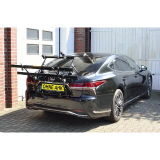 Paulchen Fahrradtrger - Lexus LS 500h Typ USF50 ab 01/2018- - Trgersystem Mittellader - Schienensystem First Class - Montage ohne Bohren am Kofferraum